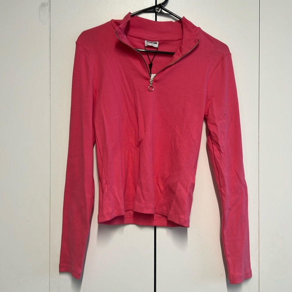 Noisy May Ribbed Zip Up